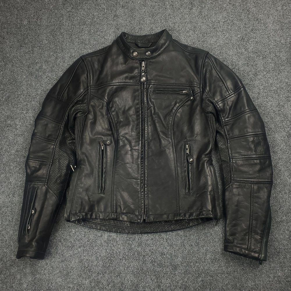 Roland Sands Design RSD Maven Leather Jacket Womens Small Cafe Racer Moto Biker